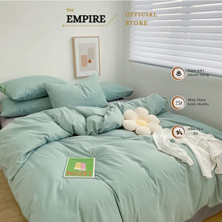 Bộ chăn ga gối cotton tici 4 món Empire cao cấp mang phong cách hàn quốc - EMPIRE Bedding & Decor