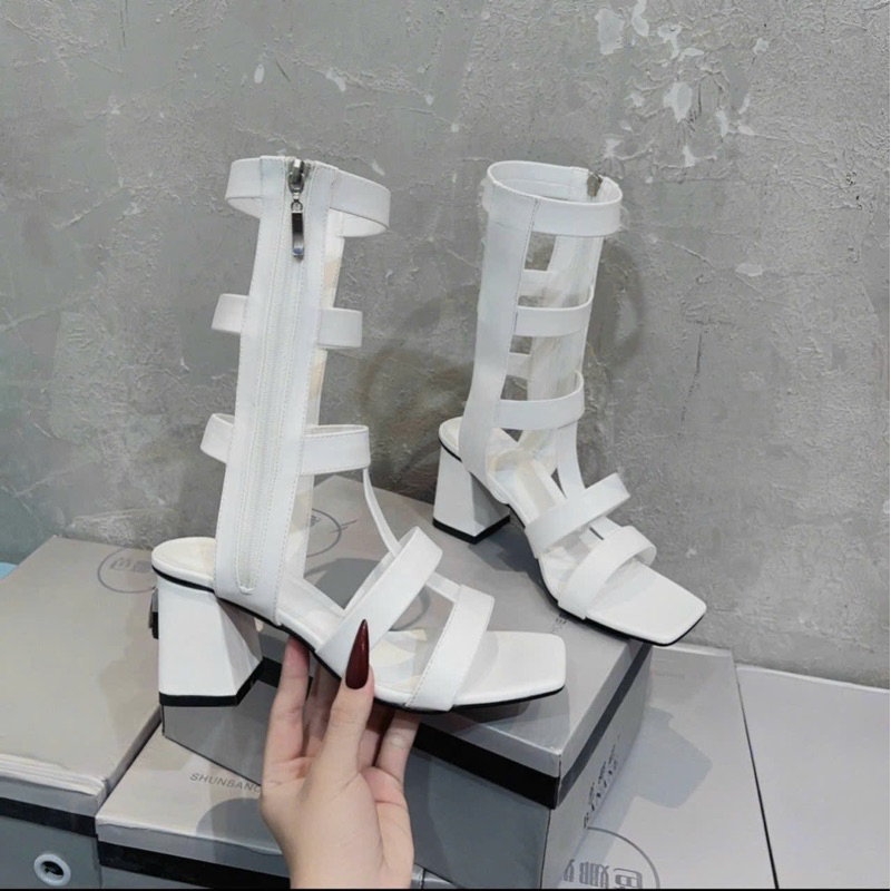 Sandal boot chiến binh gót 7p