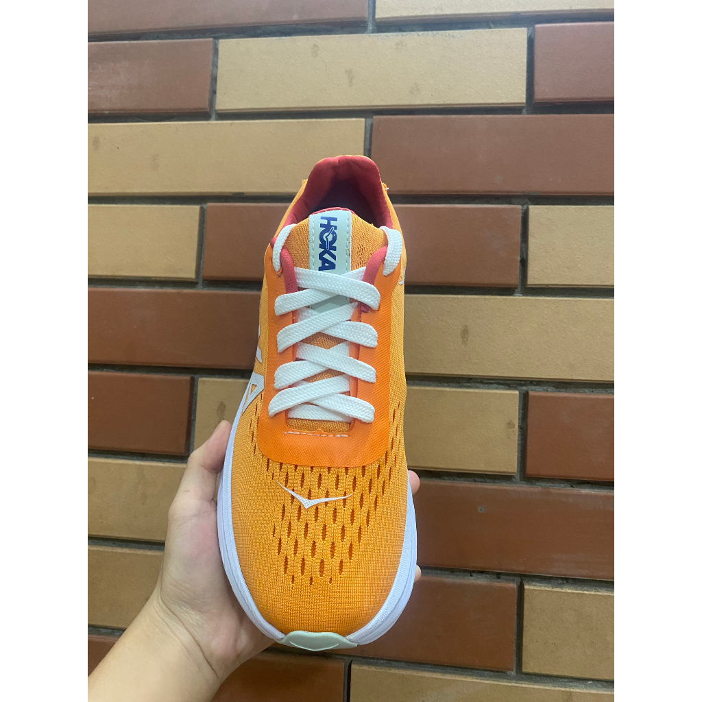 GIÀY CHẬY BỘ HOKA xanh cam- Giay Tập Gym Dành Cho Cả Nam Và Nữ