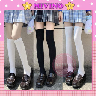Tất đùi nữ Mivino tất dài lolita học sinh phong cách cosplay Nhật Bản siêu hot TN152