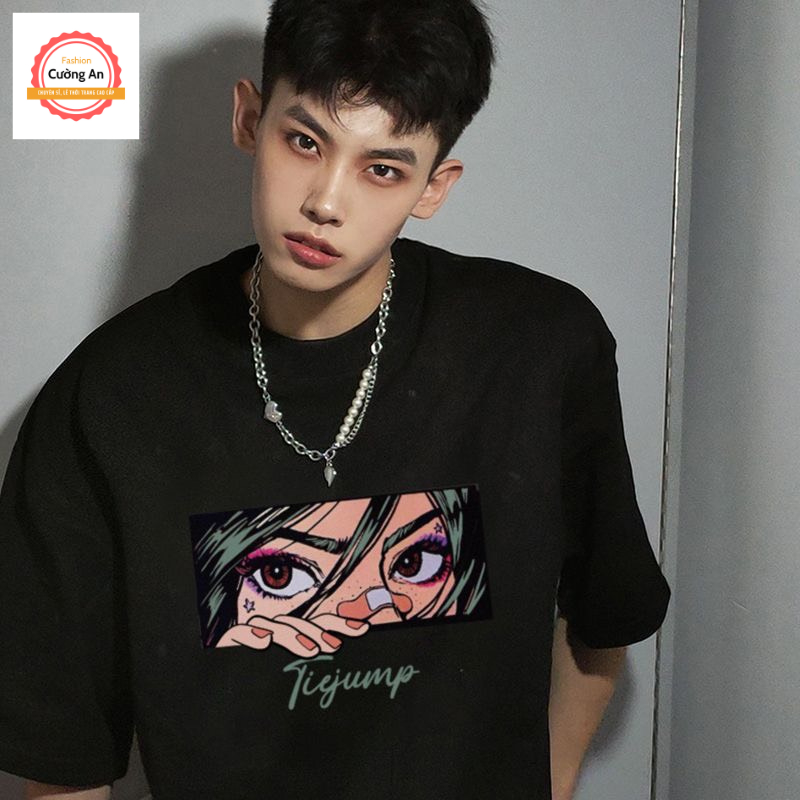 Áo thun nam, áo phông nam tay ngắn, tay lỡ cổ tròn chất cotton dày dặn thoáng mát  ATN010 - Cường An Fashion