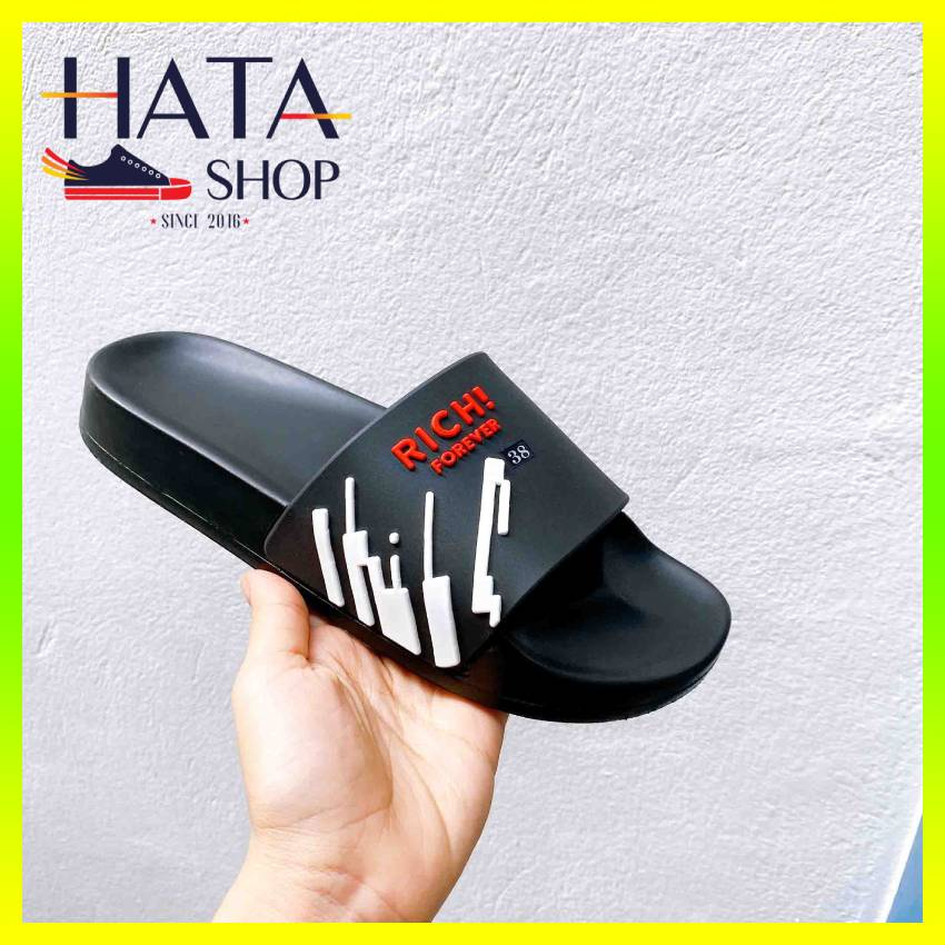 Dép quai ngang nam nữ XỊN RICH FOREVER cực đẹp, xịn mang êm chân phong cách THỜI THƯỢNG 2023 CHO NAM NỮ CHÁY PHỐ