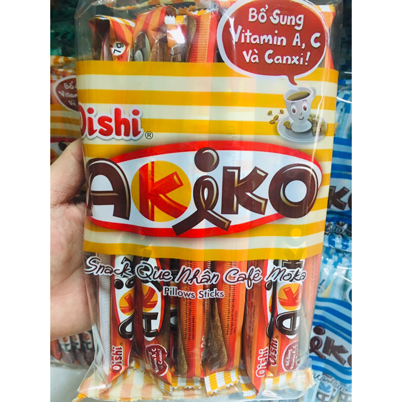 Bánh Que Snack Akiko Oishi Nhân Sữa 160G