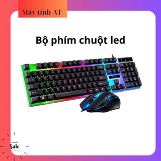 Combo phím chuột giả cơ led