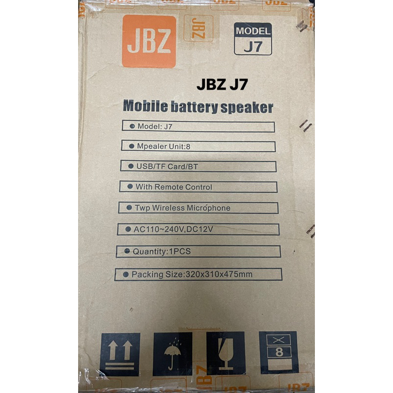 Loa kéo JBZJ7 100W tặng kèm 2 micro karaoke ko dây