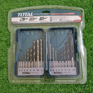 Bộ 16 mũi khoan tường , gỗ , sắt từ 2mm - 10 mm total / tacsdl11601 / có hộp bảo quản mũi khoan /