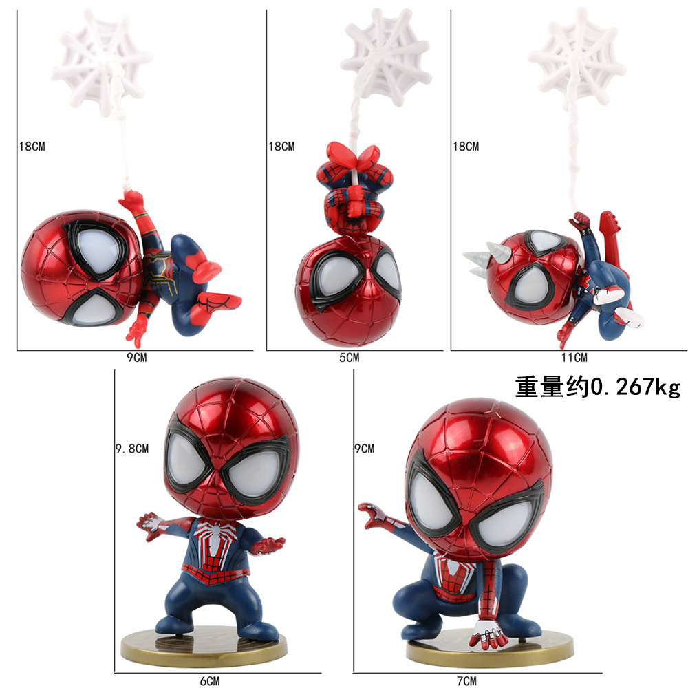 Bộ 5 mô hình người nhện Spiderman