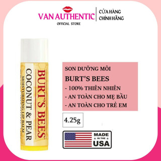 Son dưỡng môi burt's bees moisturing lip balm 100 % natural 4.25g