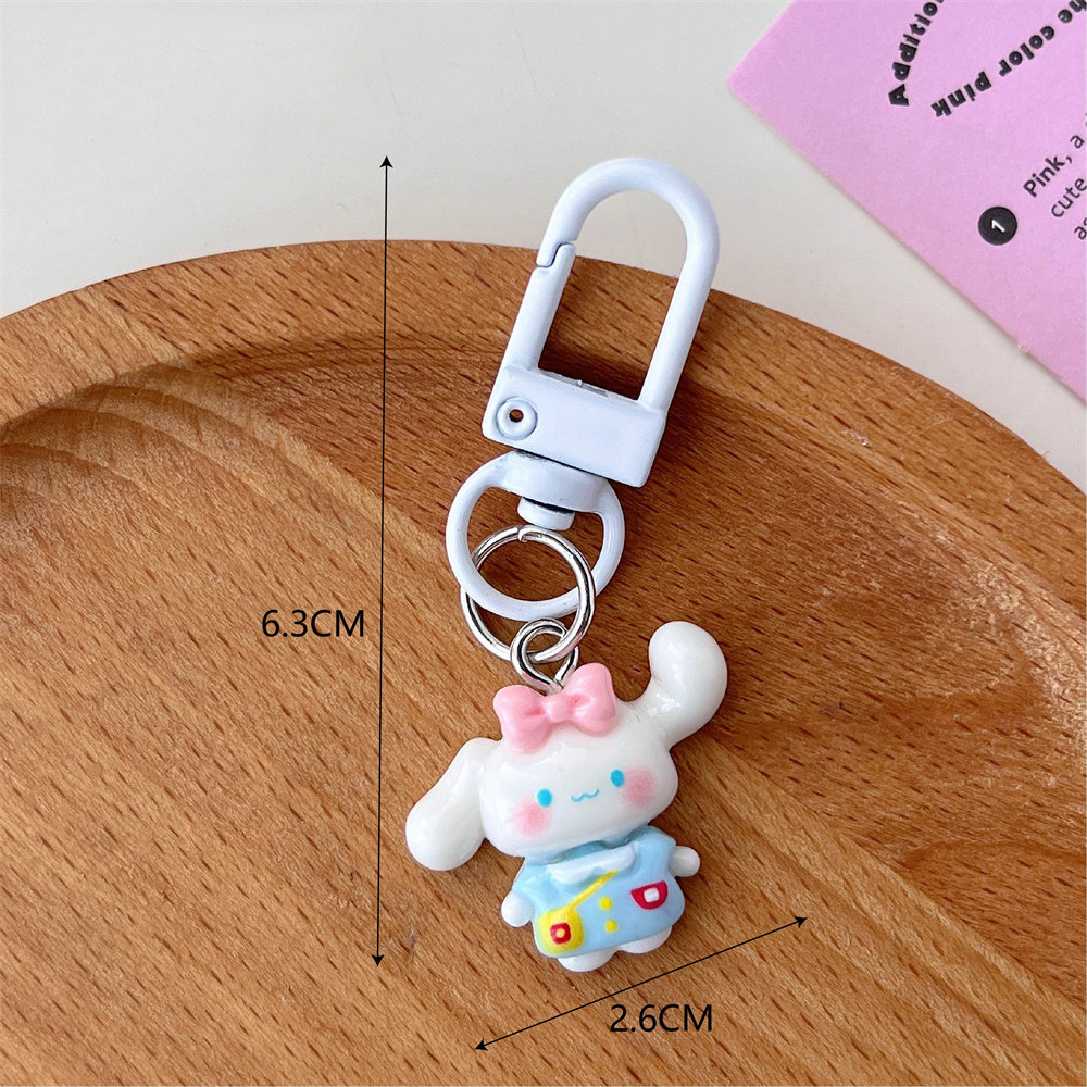 Móc khoá hình hoạt hình dễ thương, móc chìa khoá phong cách hàn quốc đáng yêu