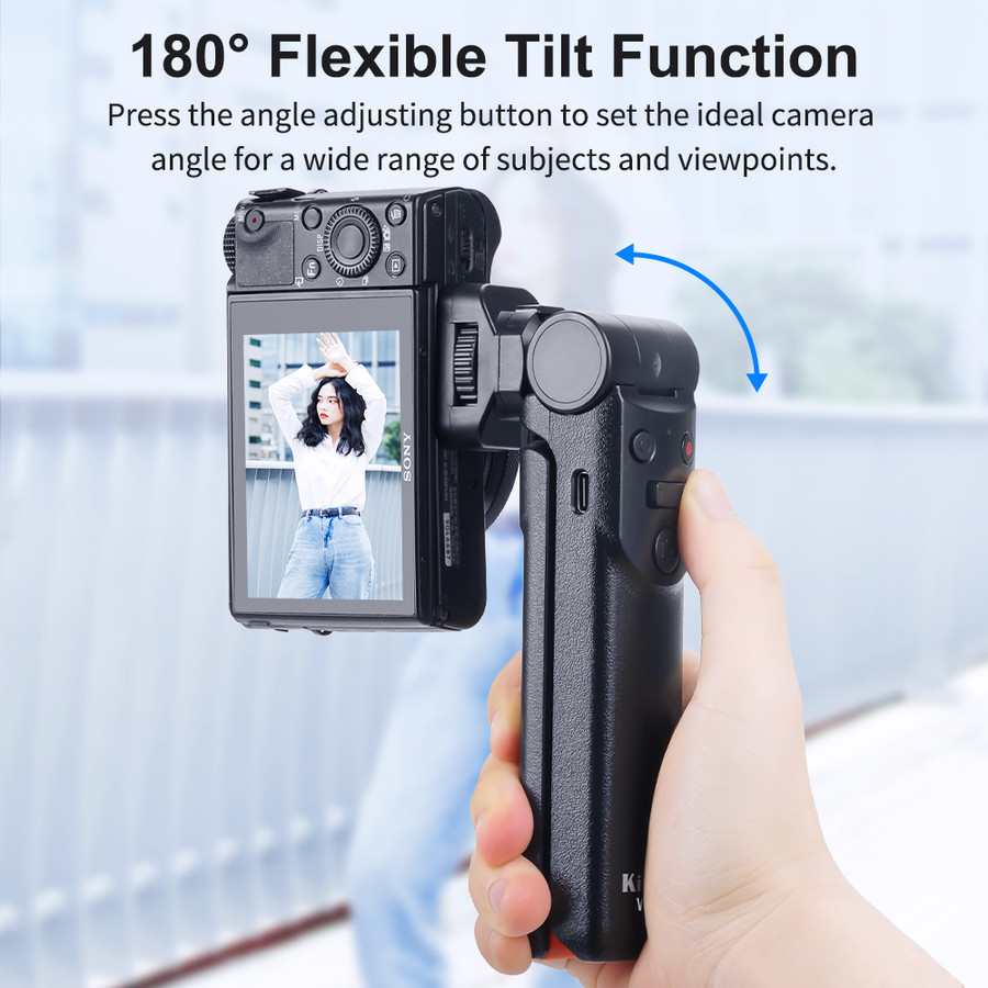 Báng Tay Cầm KingMa WS-SR1 Vlogging Grip Tripod Dành Cho Sony A6xx A7x Rx series l Kết nối Bluetooth