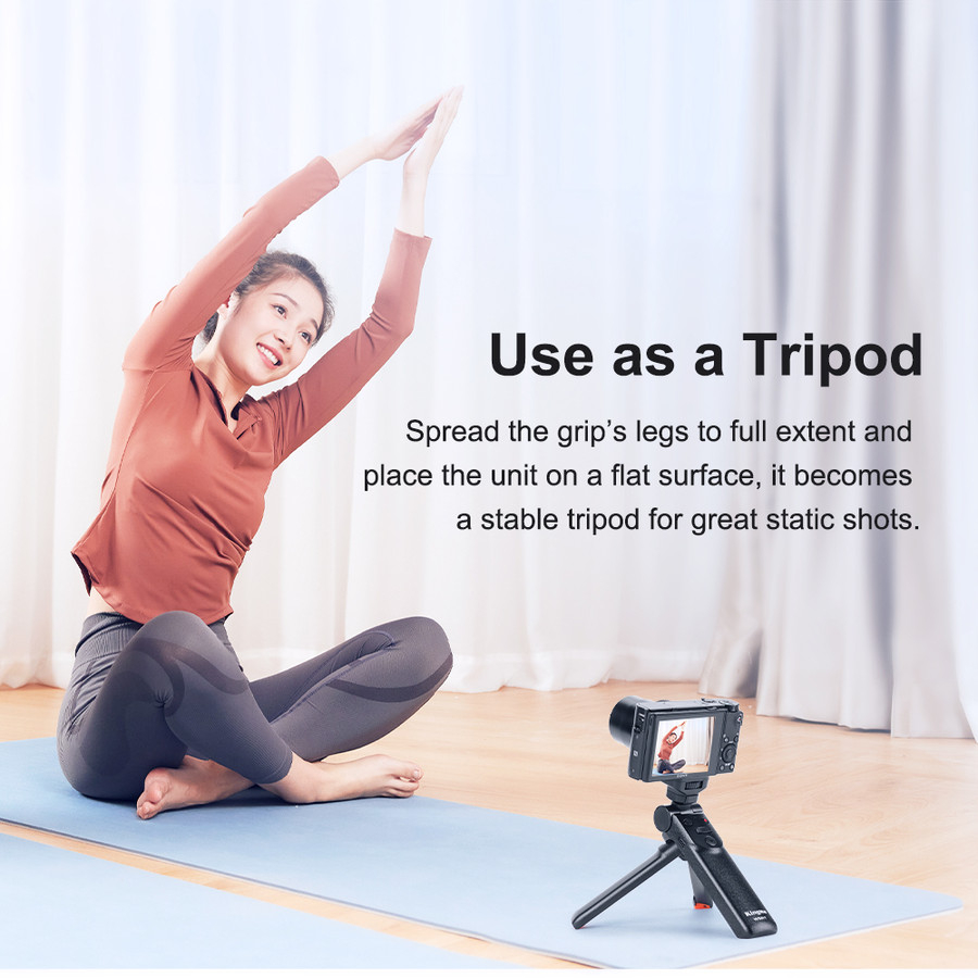 Báng Tay Cầm KingMa WS-SR1 Vlogging Grip Tripod Dành Cho Sony A6xx A7x Rx series l Kết nối Bluetooth