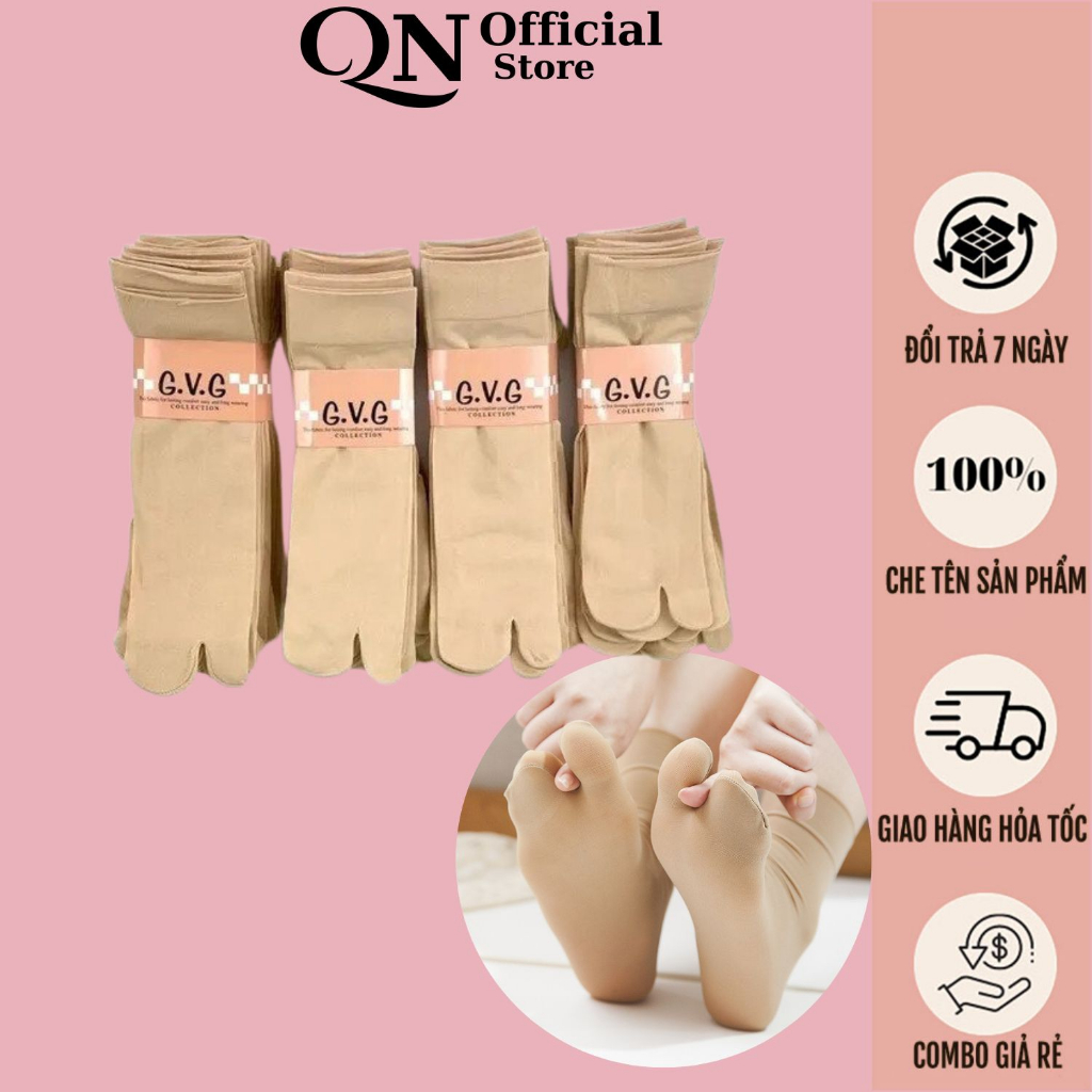 Tất Da Xỏ Ngón Chống Nắng Siêu Dày Dặn, Co Giãn Tốt CLOVER -T60