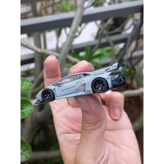 Bánh xe 1/64 thay thế cho xe miniGT huracan GT silhouette 1:64(không có trục bánh xe)