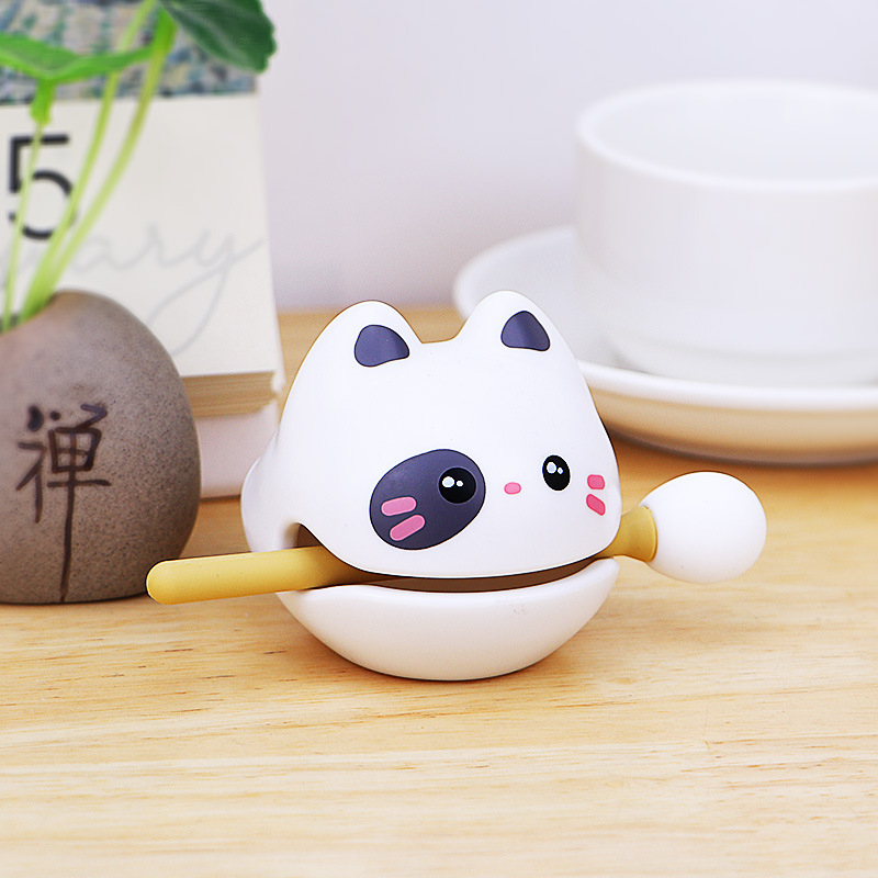 Gõ Mõ Mèo Thần Tài Dễ Thương Trang Trí Văn Phòng Bàn Học Thu Hút Tài Lộc Tịnh Tâm Quà Tặng Ý Nghĩa