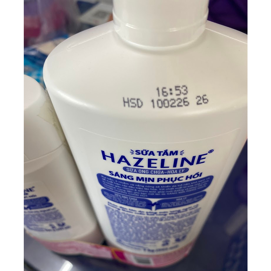 Sữa tắm Hazeline mua 1 chai 1kg Tặng chai 300g