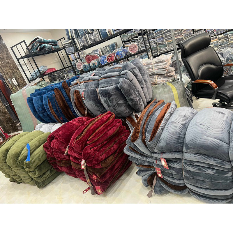 Chăn Nỉ Nhung Lông Thỏ YuKi Dày Siêu Ấm, Màu Sắc Sang Trọng, Cân Nặng 4kg Kích Thước 2mx2m3 Có Sẵn Tại Mia Bedding Store