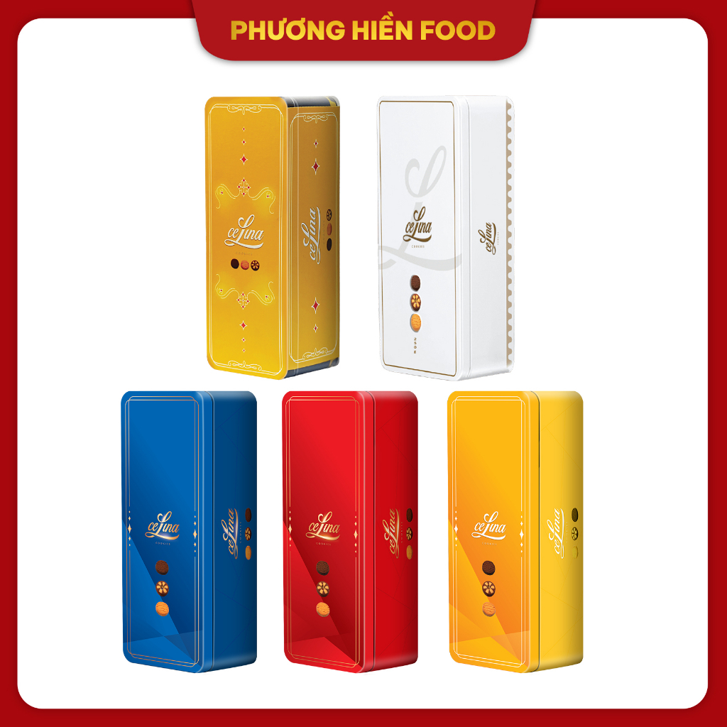 Bánh quy hỗn hợp Celina 120g Hộp sắt