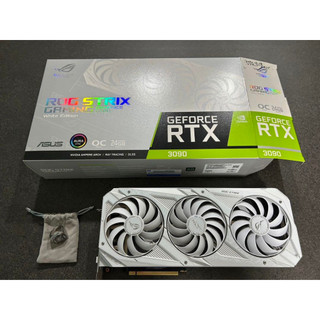 Card Màn Hình ASUS ROG Strix GeForce RTX 3090 OC White Edition cũ