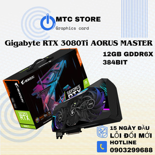Card màn hình gigabyte rtx 3080 ti aorus master cũ
