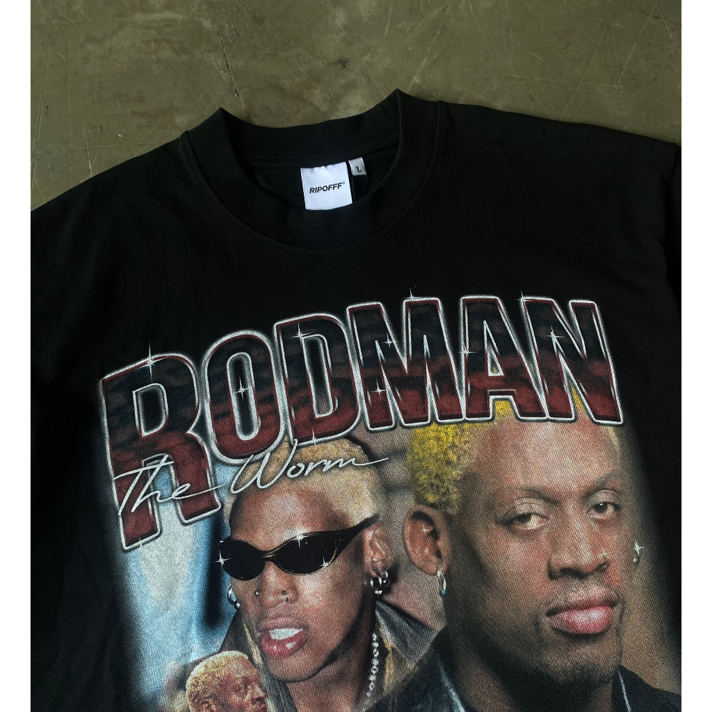 RIPOFFF Rodman T-shirt - Black/grey