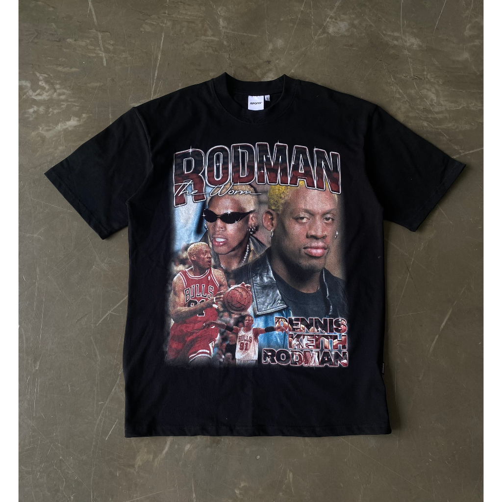 RIPOFFF Rodman T-shirt - Black/grey
