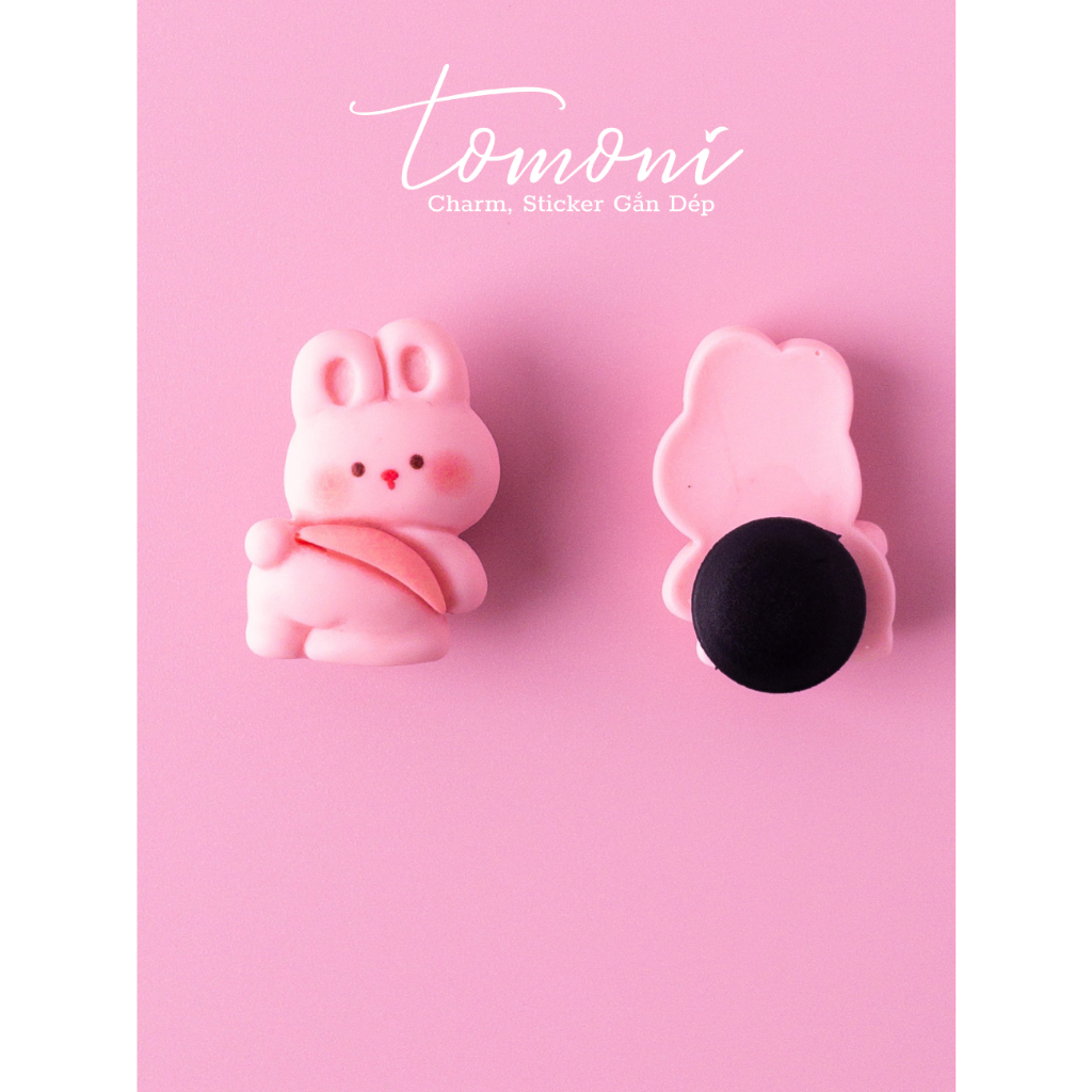 Nút Gắn Sticker Gắn Dép, Hình Charm Trang Trí DIY Hình Động Vật Dễ Thương - HQ62