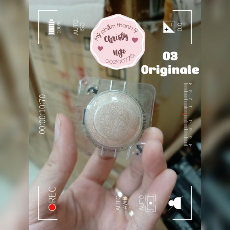 VIDEO THẬT  NHŨ MẮT LẤP LÁNH BOURJOIS MÀU KEM NUDE 03 ORIGINALE