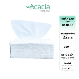 Giấy lau tay đa năng 200 tờ 2 lớp( 100 rút)