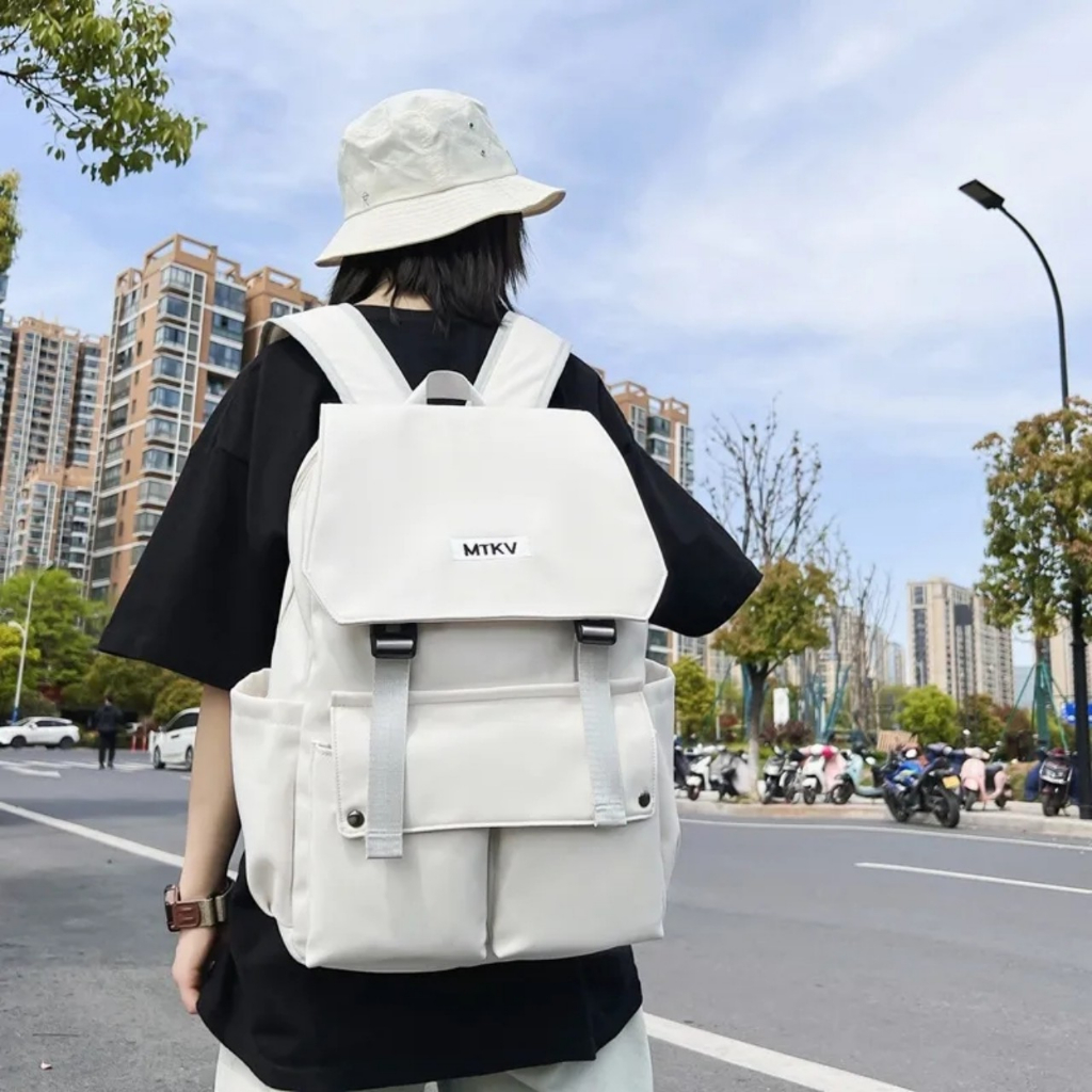Balo đi học Hàn Quốc nắp gập MTKV basic xinh xắn 🌷🎀 HÀNG CÓ SẴN 🍀🌈