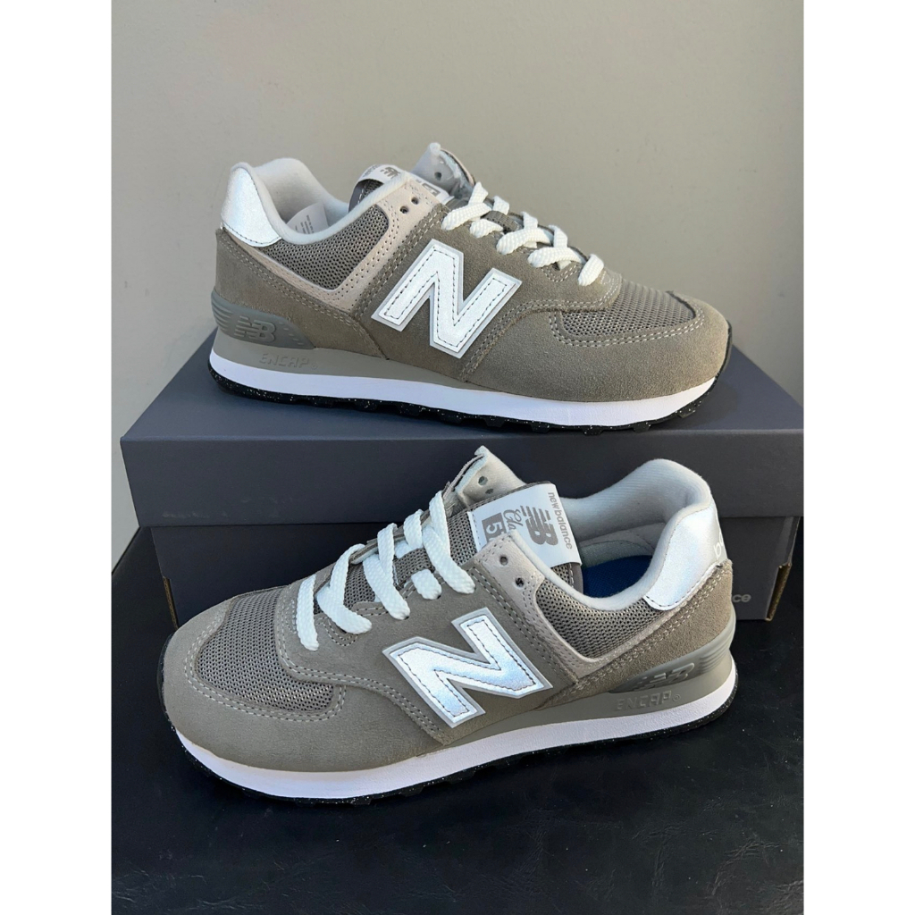 New Balance 574 low NB ánh sáng Đỉnh thấp giày chạy bộ Giày kiểu đơn giản giày nam và nữ