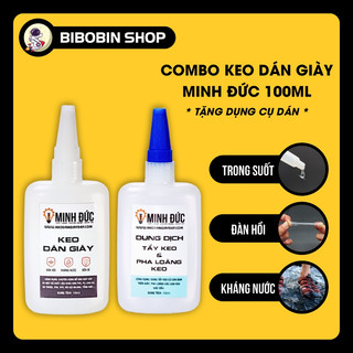 Keo dán giày chuyên dụng minh đức 🌞 freeship 🌞 combo keo dán giày 100ml - bibobin shop