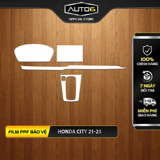 HONDA CITY 2021-2024: Phim PPF dán full nội thất - AUTO6 <Made in Việt Nam> chống xước, che phủ các vết xước cũ