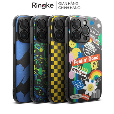 Ốp lưng iPhone 15 Pro Max/15 Pro/15 Plus/15 RINGKE Onyx Design