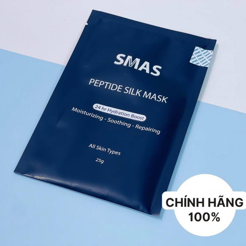 SMAS Mặt nạ dưỡng da Peptide Silk Mask  Nhật Bản