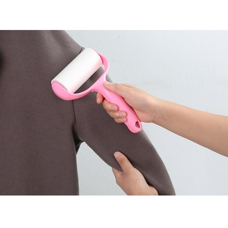 Cây Lăn Bụi Làm Sạch Quần Áo, Ga Giường, Sofa, Lông Chó Mèo - Lõi Lăn Bụi Dự Phòng 60 Lớp - Mini Home