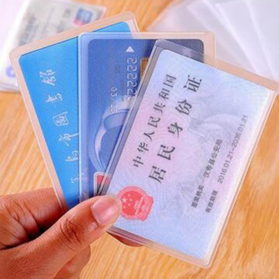 Túi Đựng Thẻ ATM, Bao đựng thẻ bằng PVC trong suốt hai mặt tiện dụng [ Hàng Tốt ]