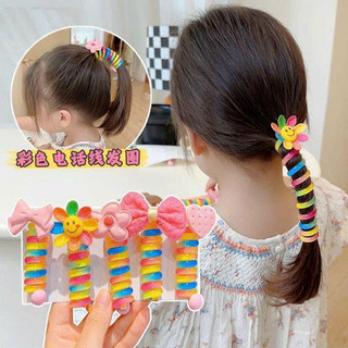 Set 5 dây cột tóc xoắn Hàn Quốc