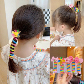 Set 5 dây cột tóc xoắn Hàn Quốc