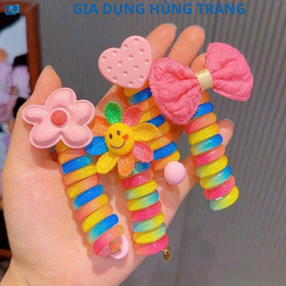 Set 5 dây cột tóc xoắn Hàn Quốc
