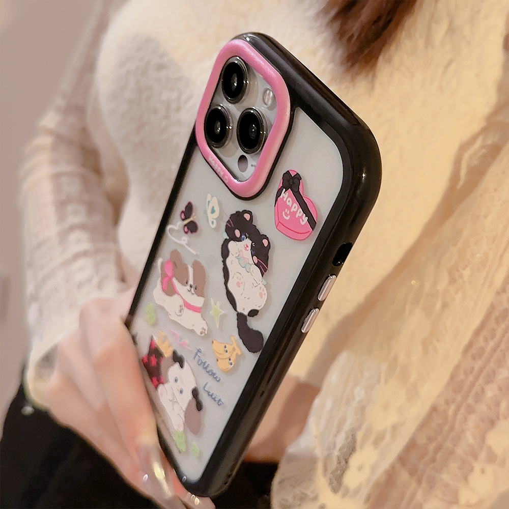 Ốp lưng iphone Mèo Happy  15promax/ 15pro/ 15/ 14promax/ 14pro/ 14/ 13promax/ 13pro/ 13/ 12promax/ 12/ 11