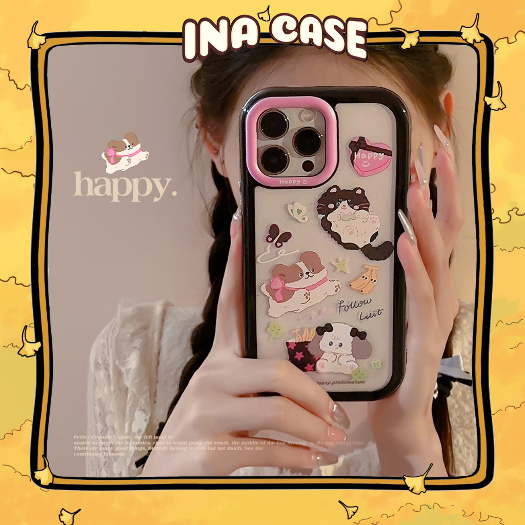 Ốp lưng iphone Mèo Happy  15promax/ 15pro/ 15/ 14promax/ 14pro/ 14/ 13promax/ 13pro/ 13/ 12promax/ 12/ 11