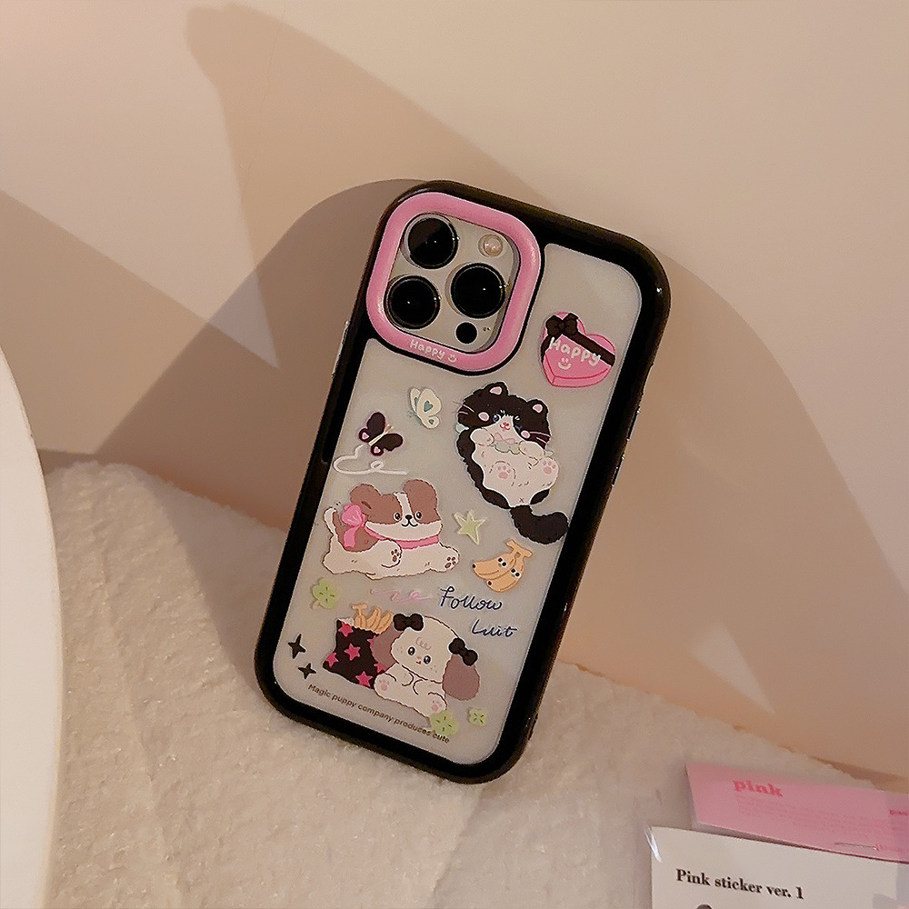 Ốp lưng iphone Mèo Happy  15promax/ 15pro/ 15/ 14promax/ 14pro/ 14/ 13promax/ 13pro/ 13/ 12promax/ 12/ 11