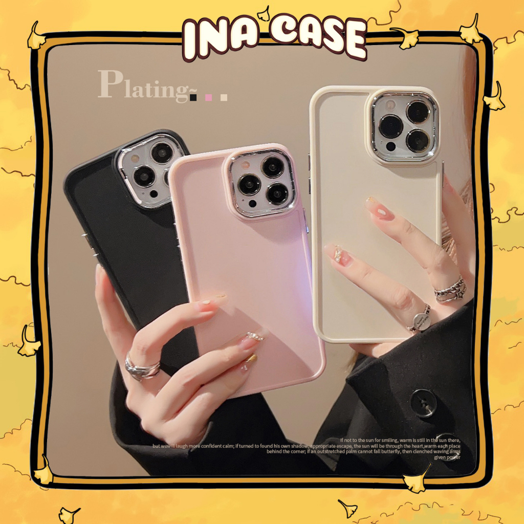 Ốp lưng iphone Cạnh Vuông Viền Camera Mạ 15promax/ 15pro/ 15/ 14promax/ 14pro/ 14/ 13promax/ 13pro/ 13/ 12promax/ 12/ 11