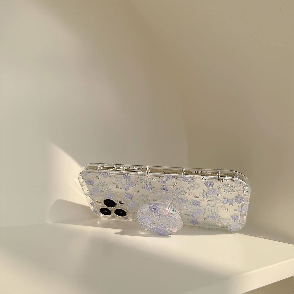 Giá đỡ điện thoại, pop iring griptok Hình Bông Hoa Kim Tuyến