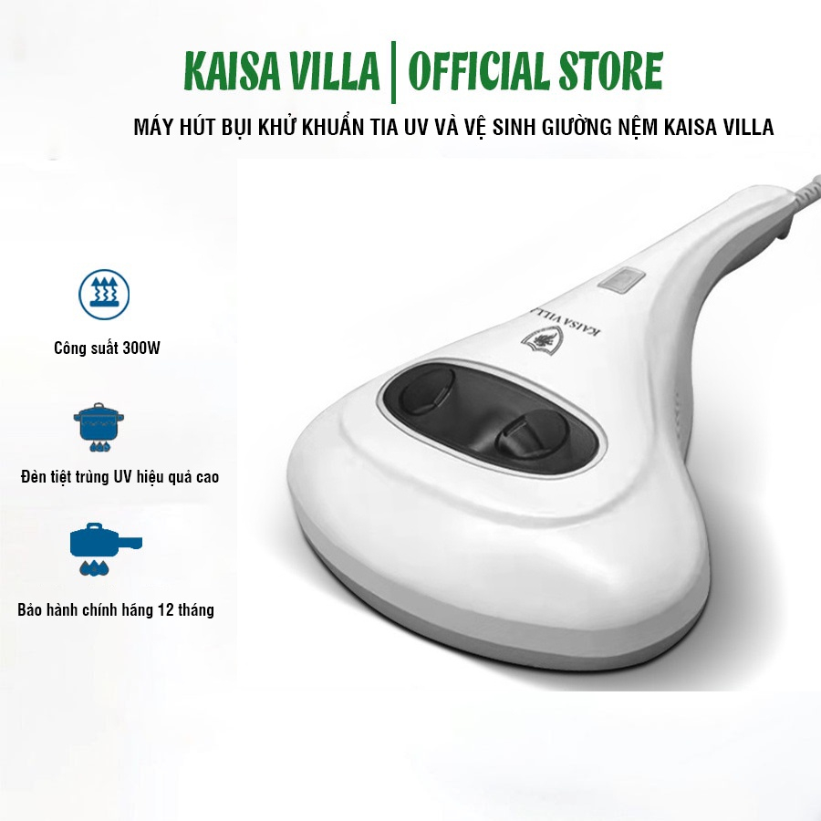 Máy hút bụi giường nệm khử khuẩn UV, máy hút bụi gia đình cầm tay Kaisa Villa JD - 8061