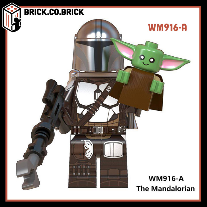 Chiến Tranh Giữa Các Vì Sao Đồ chơi Lắp ráp Star Wars Mô hình Nhân vật Boba Fett Jyn Erso  R2 D2 Yoda Luke Skywalker