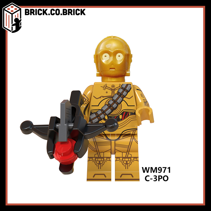 Chiến Tranh Giữa Các Vì Sao Đồ chơi Lắp ráp Star Wars Mô hình Nhân vật Boba Fett Jyn Erso  R2 D2 Yoda Luke Skywalker