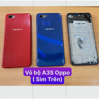 Vỏ Bộ oppo A3s,kèm kính camera