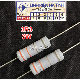 Túi 10 con điện trở 3w 3r3 3.3r 3w