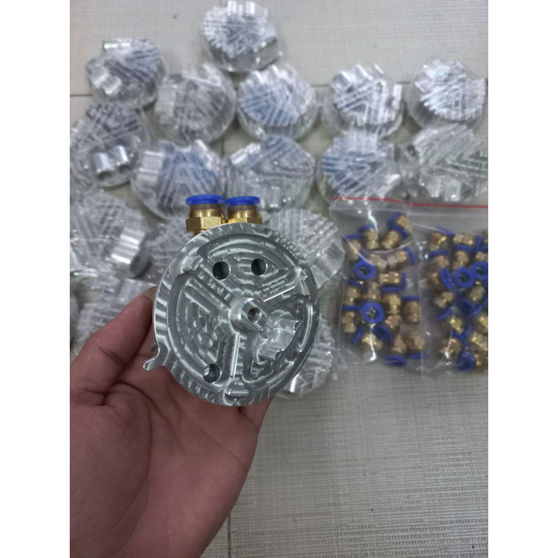 NẮP TRÒN CNC WAVE DREAM 2 VAL 4VAL THÔNG HƠI FI & XĂNG CƠ